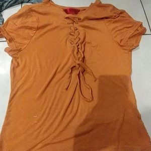 Orange fall shirt